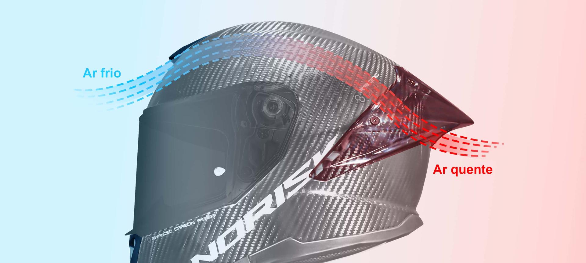 Capacete Norisk Carbon R