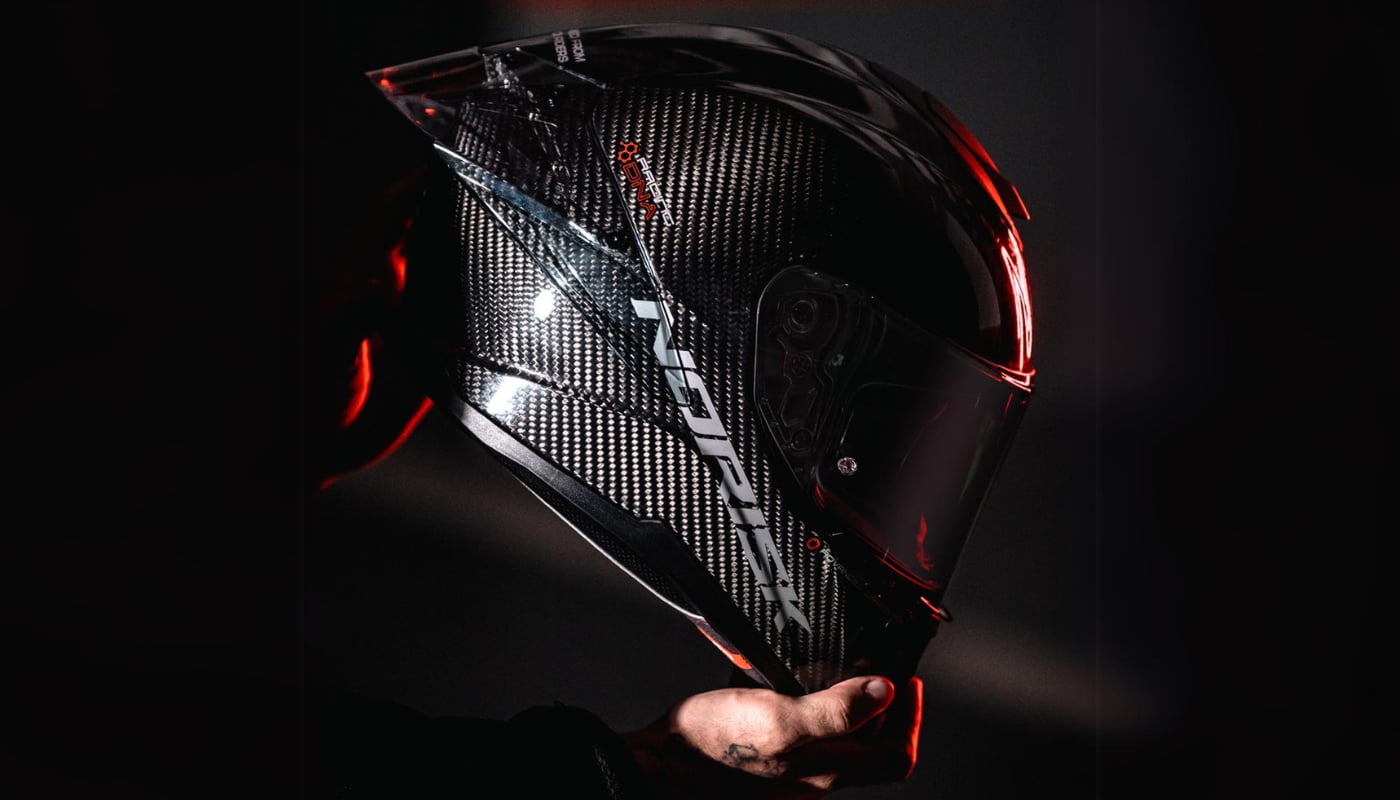 Conheça o capacete Norisk Carbon R 100% Carbono - Grid Motors