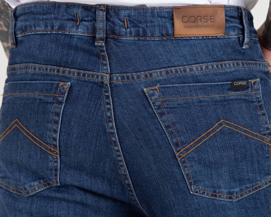 Calça Jeans ASW Corse para Motociclista com Kevlar!