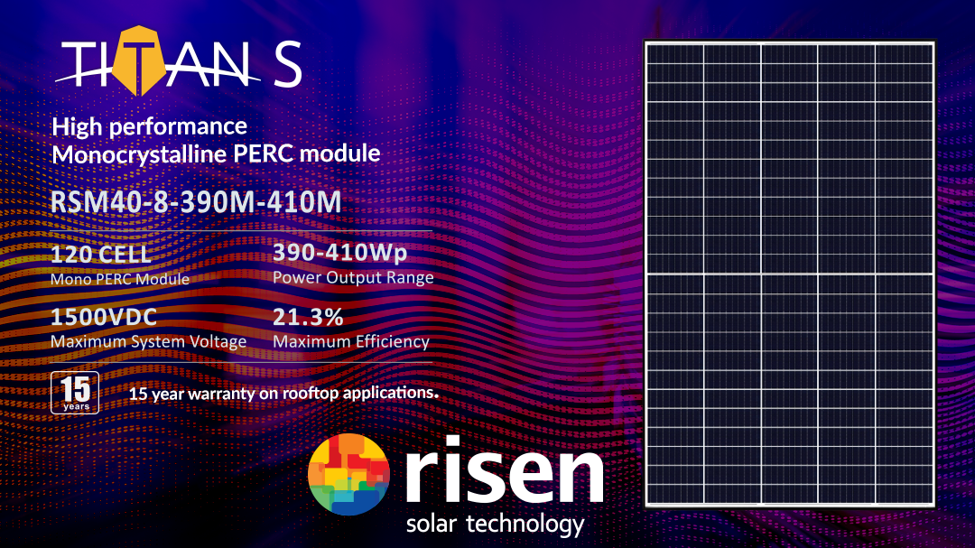 Risen 390W Titan S panel