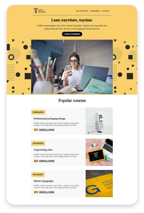 Online School Presentation