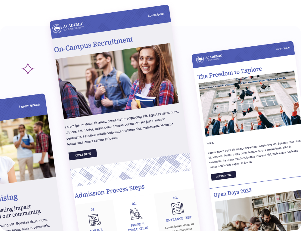Emails and Newsletters for Higher Ed