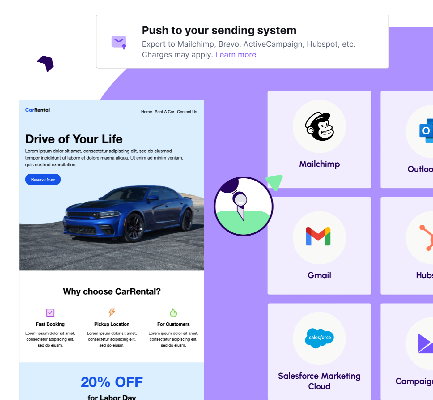 Push to your sending system image