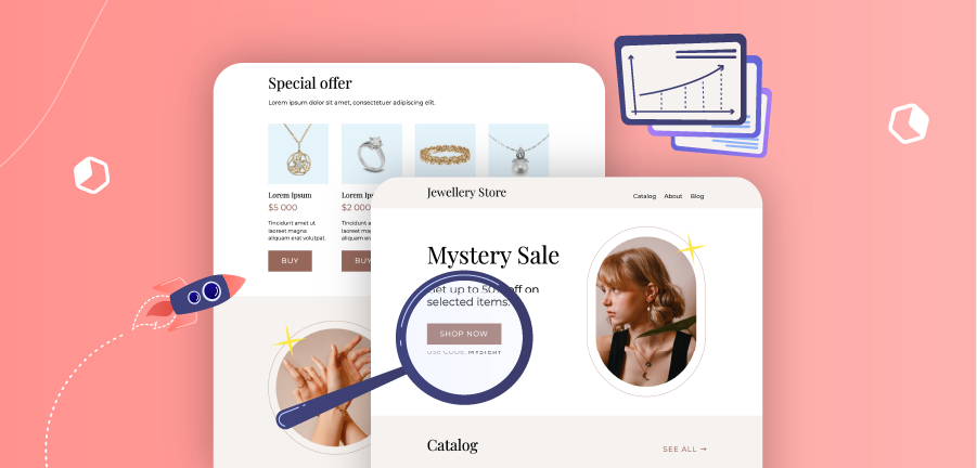 Ecommerce landing page examples