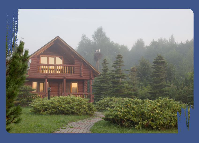 Log Cabin Photo Placeholder