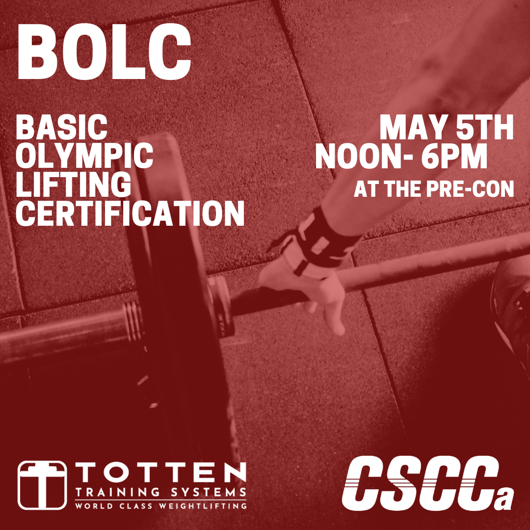 Basic Olympic Lifting Certification