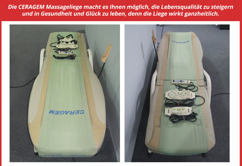 Ceragem V3-E Liege ausgeklappt