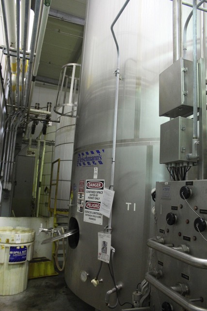 Walker 12,000 Gallon Jacketed Agitated Stainless Steel Tank