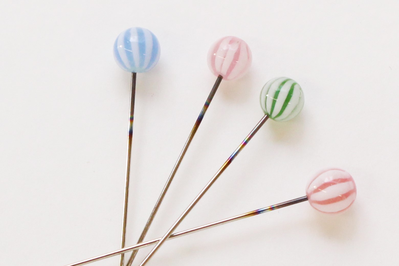 Glass Head Tambo-Dama Sewing Pins by Cohana {Sakura 23} - Willow