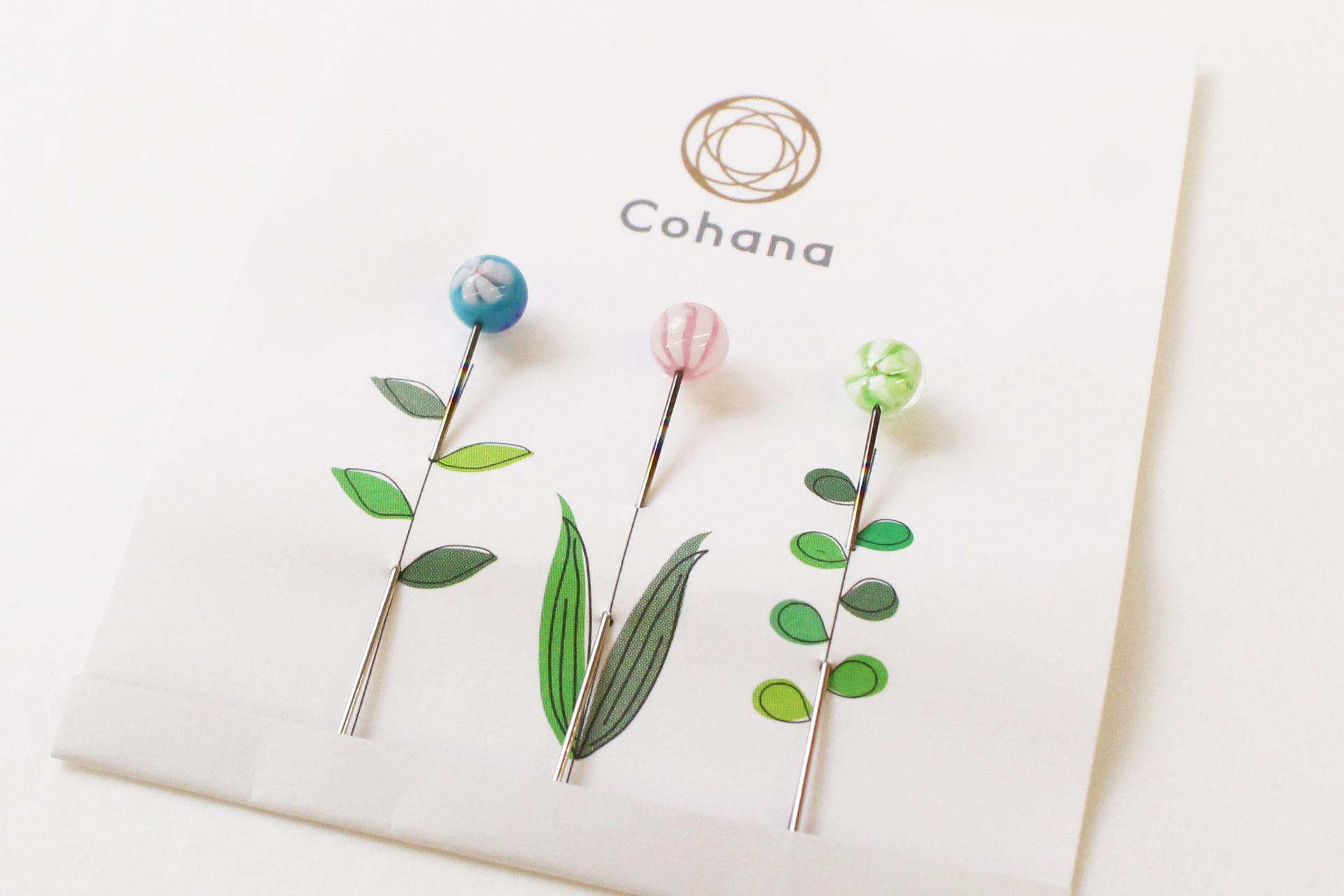 Tombo-dama Sewing Pins SAKURA - Cohana - The Cotton Shoppe