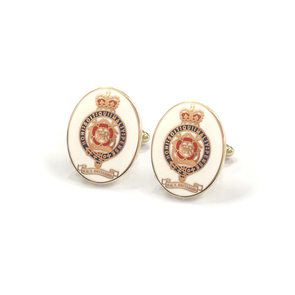 Royal Yacht Britannia Enamel Cufflinks