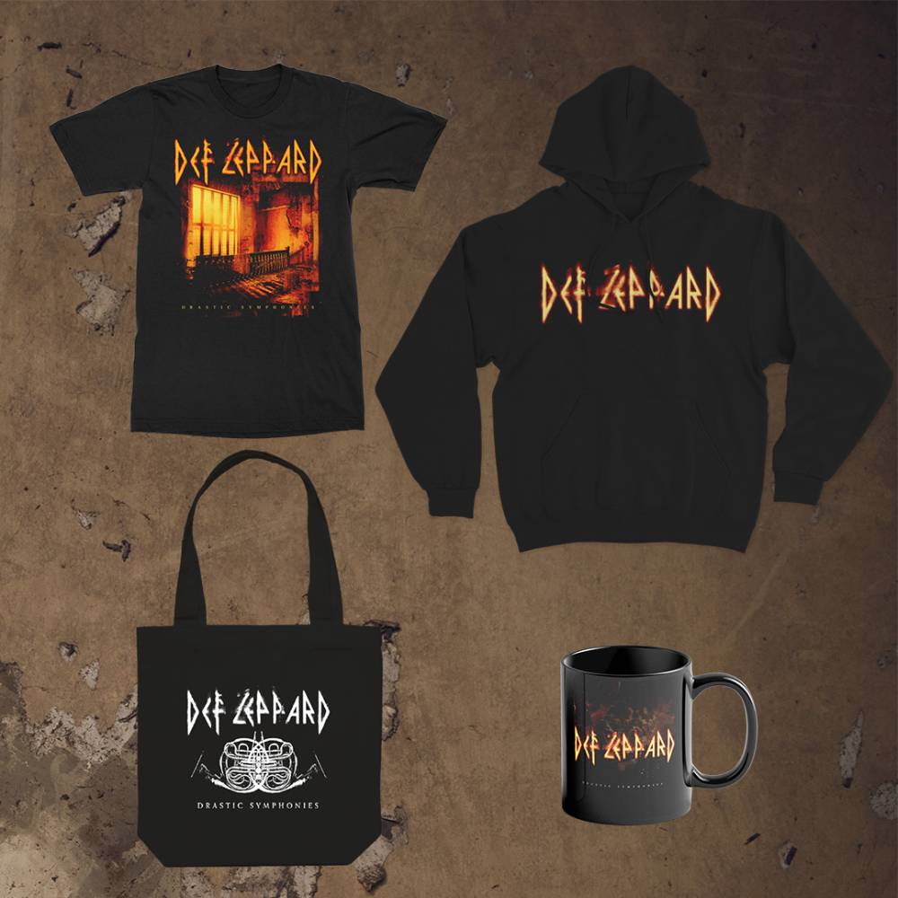 An exclusive range of Def Leppard merchandise