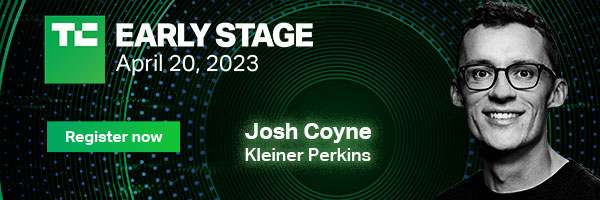 TechCrunch Early Stage 2023 - Josh Coyne, Kleiner Perkins