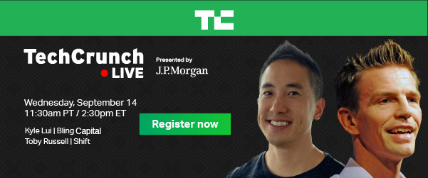 TechCrunch Live on Sep 14