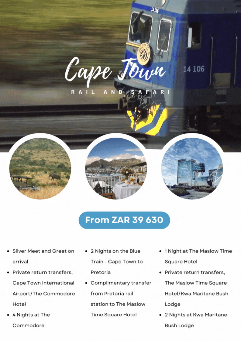 Cape Town, Rail and Safari + Product News + Social Media