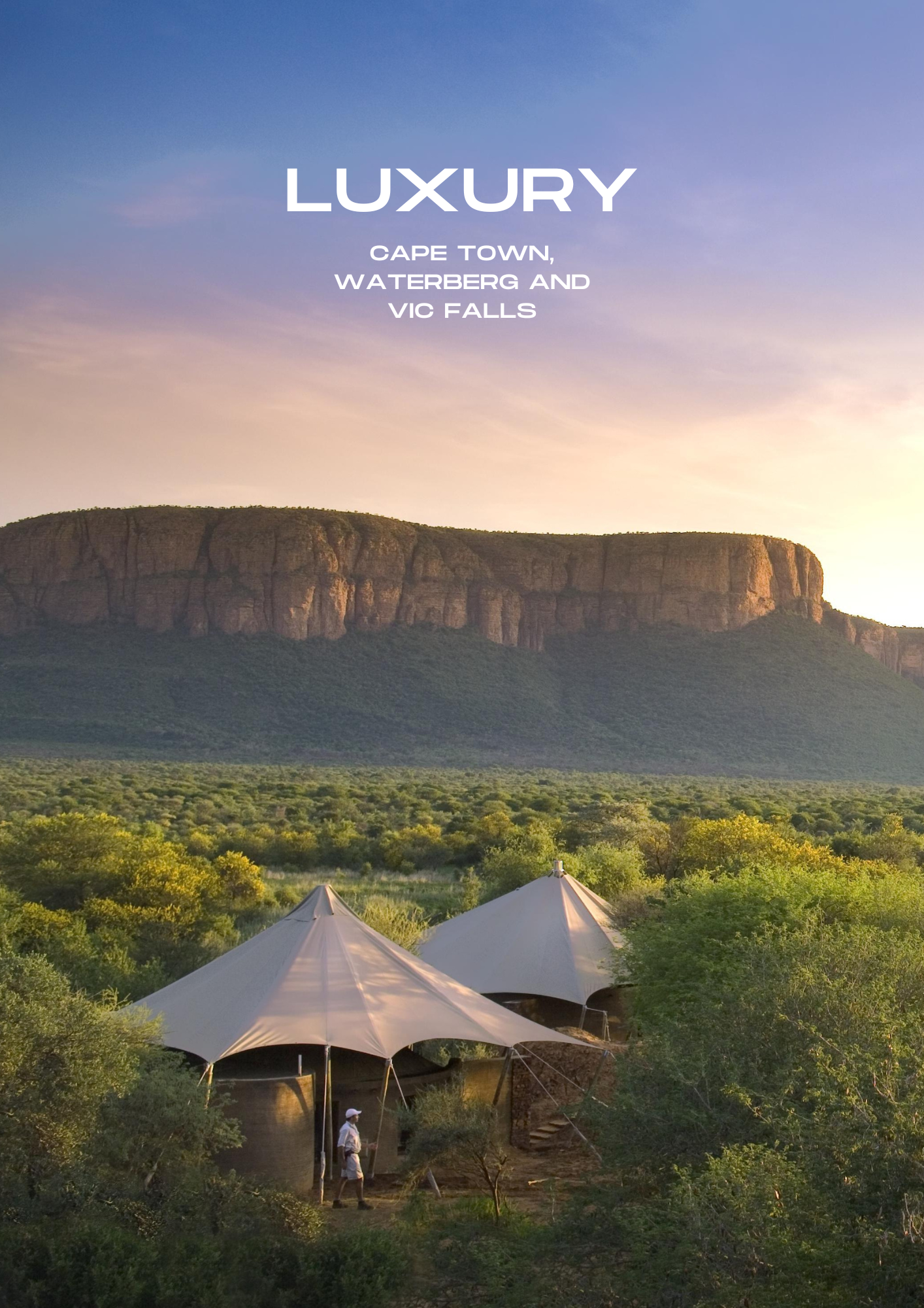 Luxury Cape Town, Waterberg & The Falls Experience + Cape Town Taxi's + Social Media