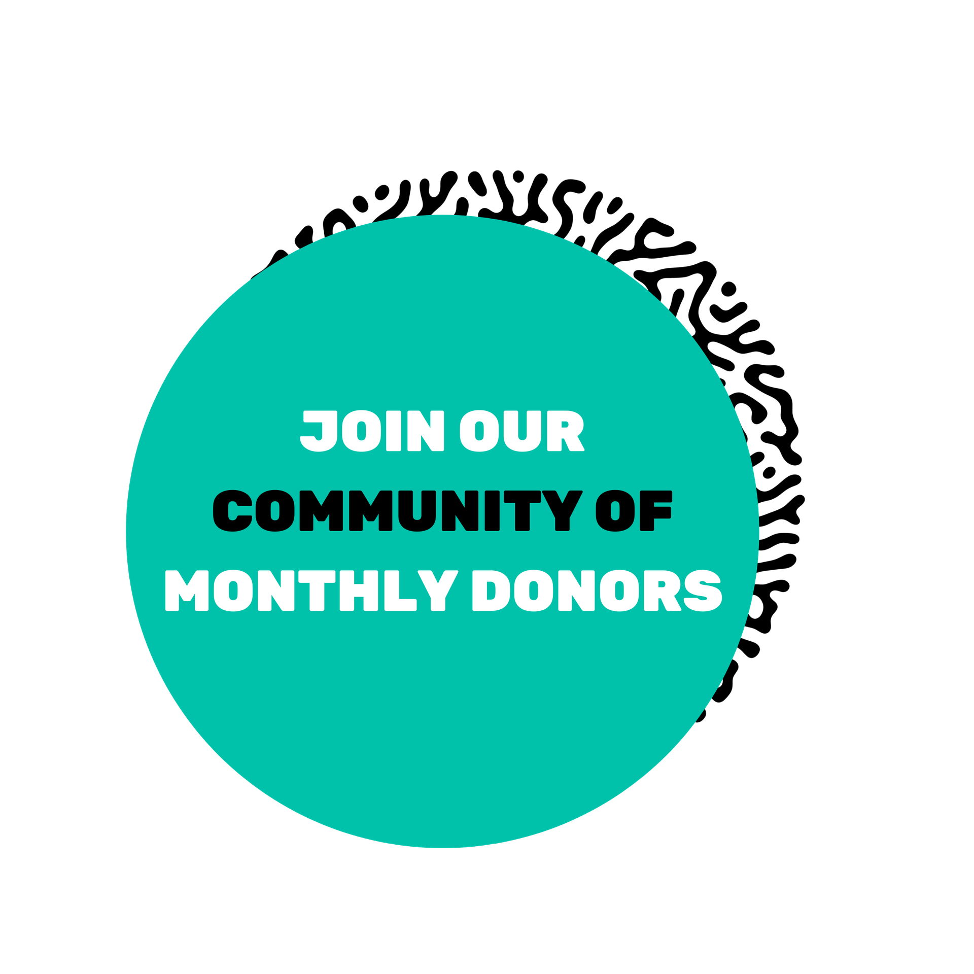 Clickable Button: Join our community of online donors