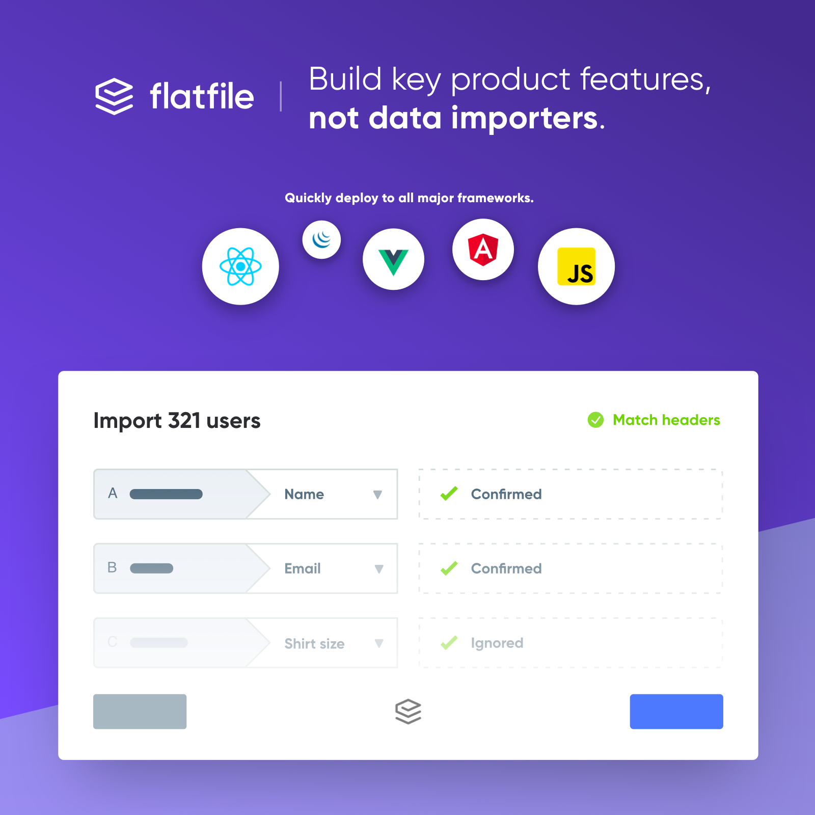Flatfile Portal - Build key product features, not data importers