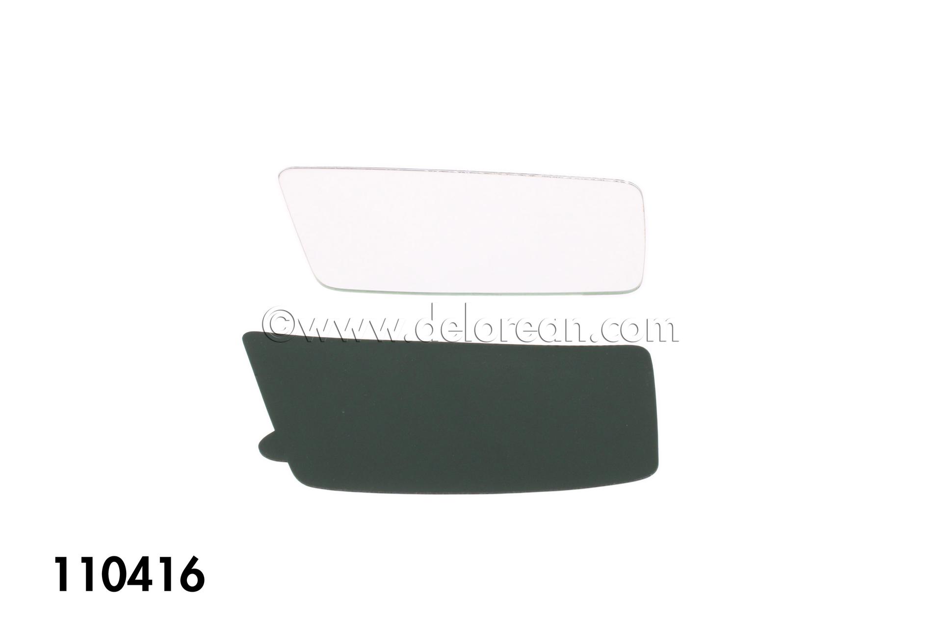 RH Replacement Outside Mirror Glass & Mounting Pad