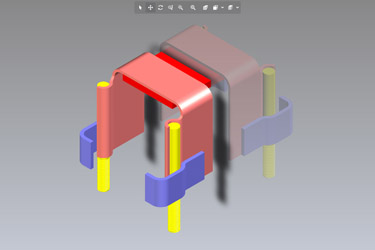 STEERING RACK MOUNT BRACKET (SQUARE)