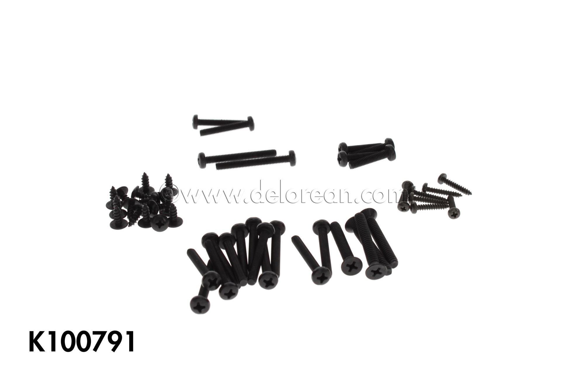 Exterior Screw Kit (Black - Stainless)