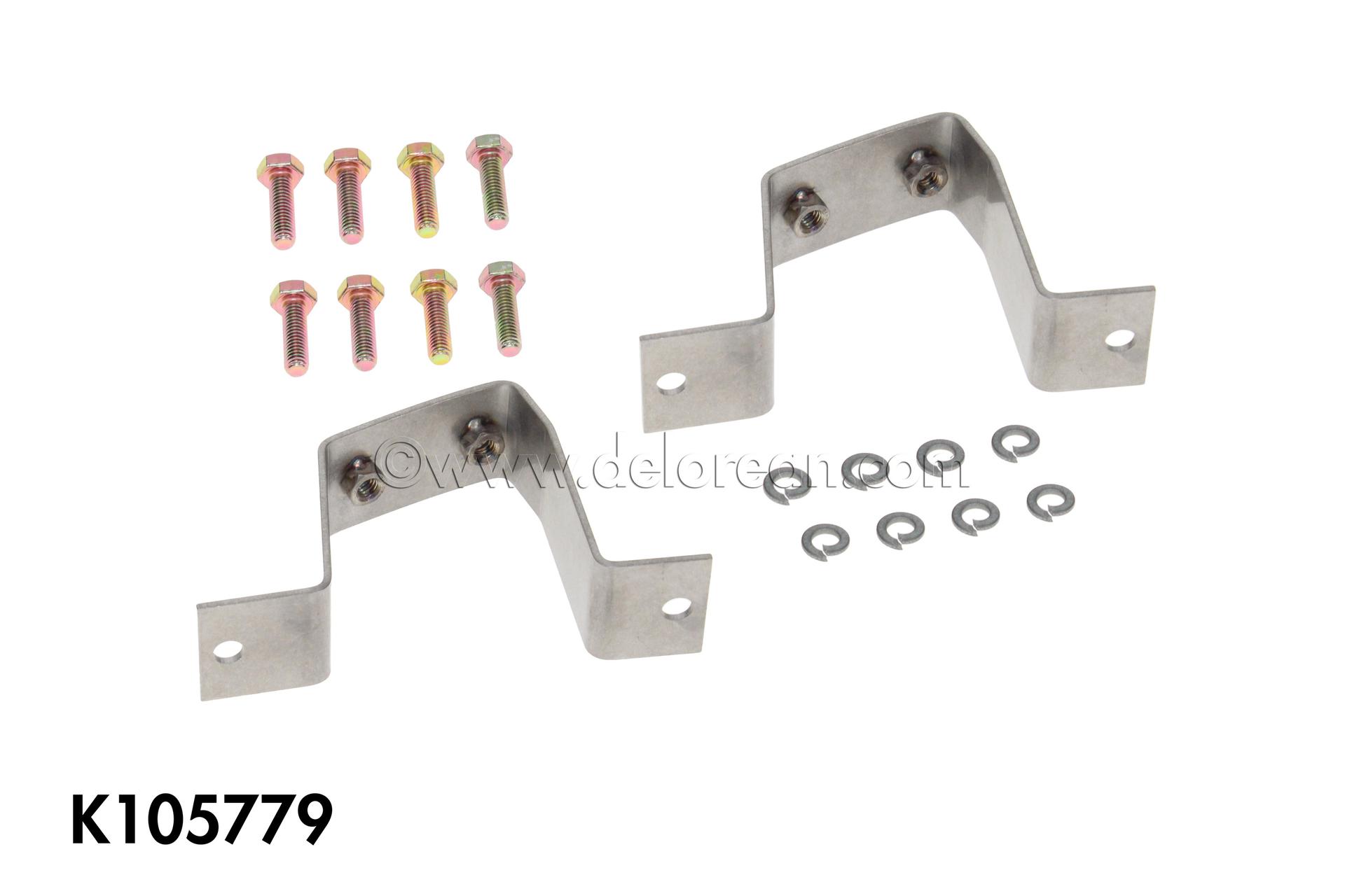 Coolant Reservoir Bracket Kit (Stainless - Pair)
