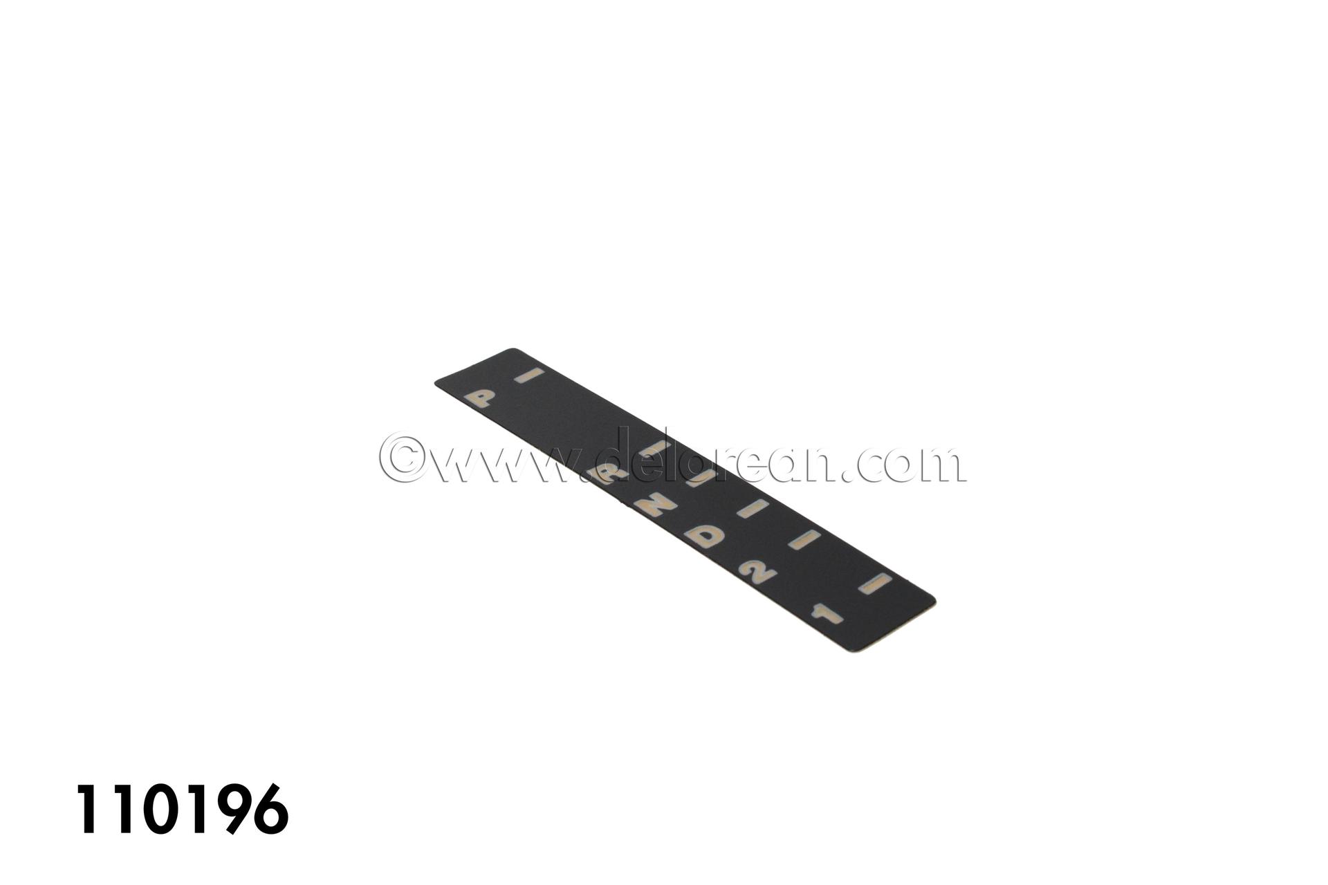 Auto Trans Shifter Decal