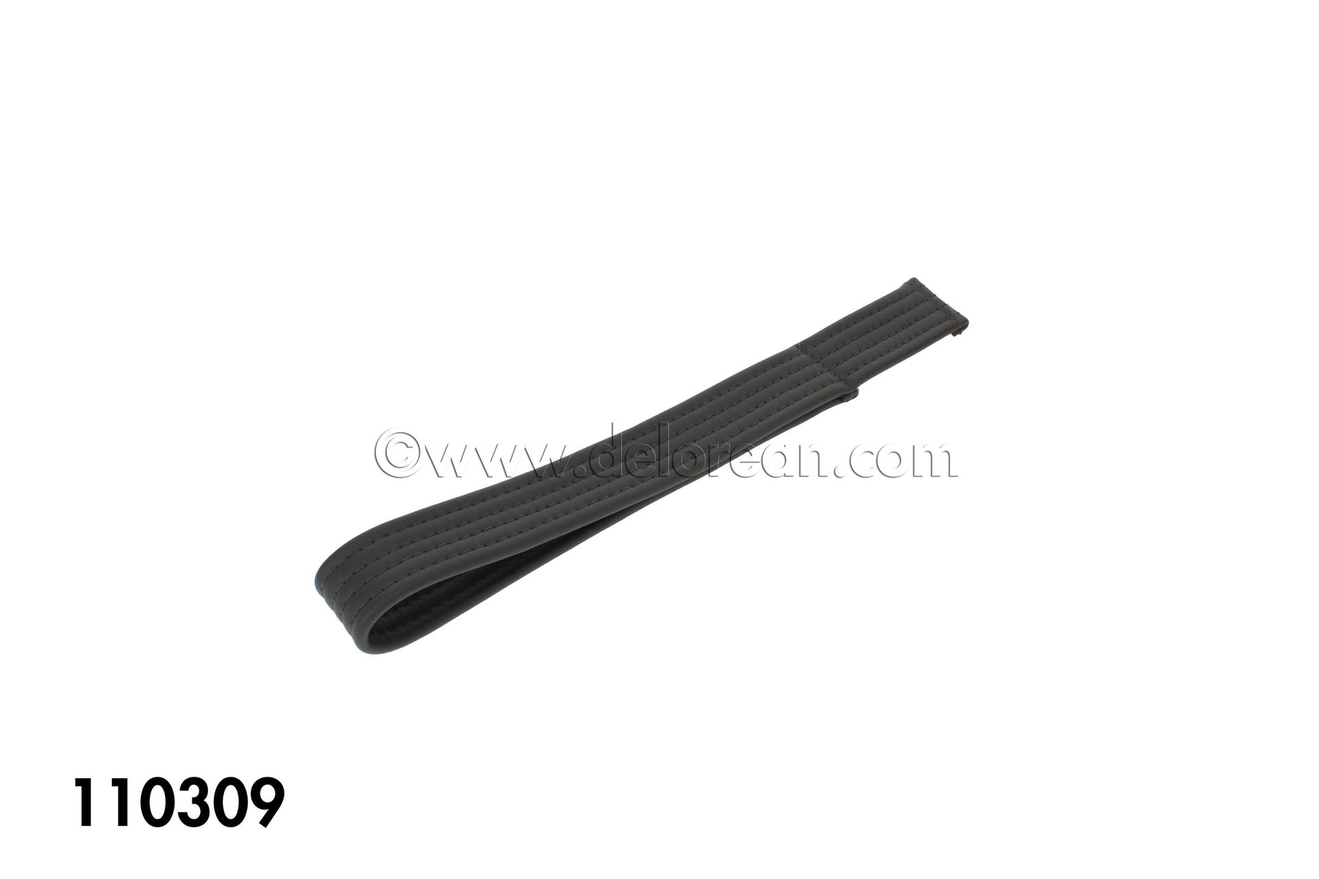 Leather Door Pull Strap (Gray - No Ring)