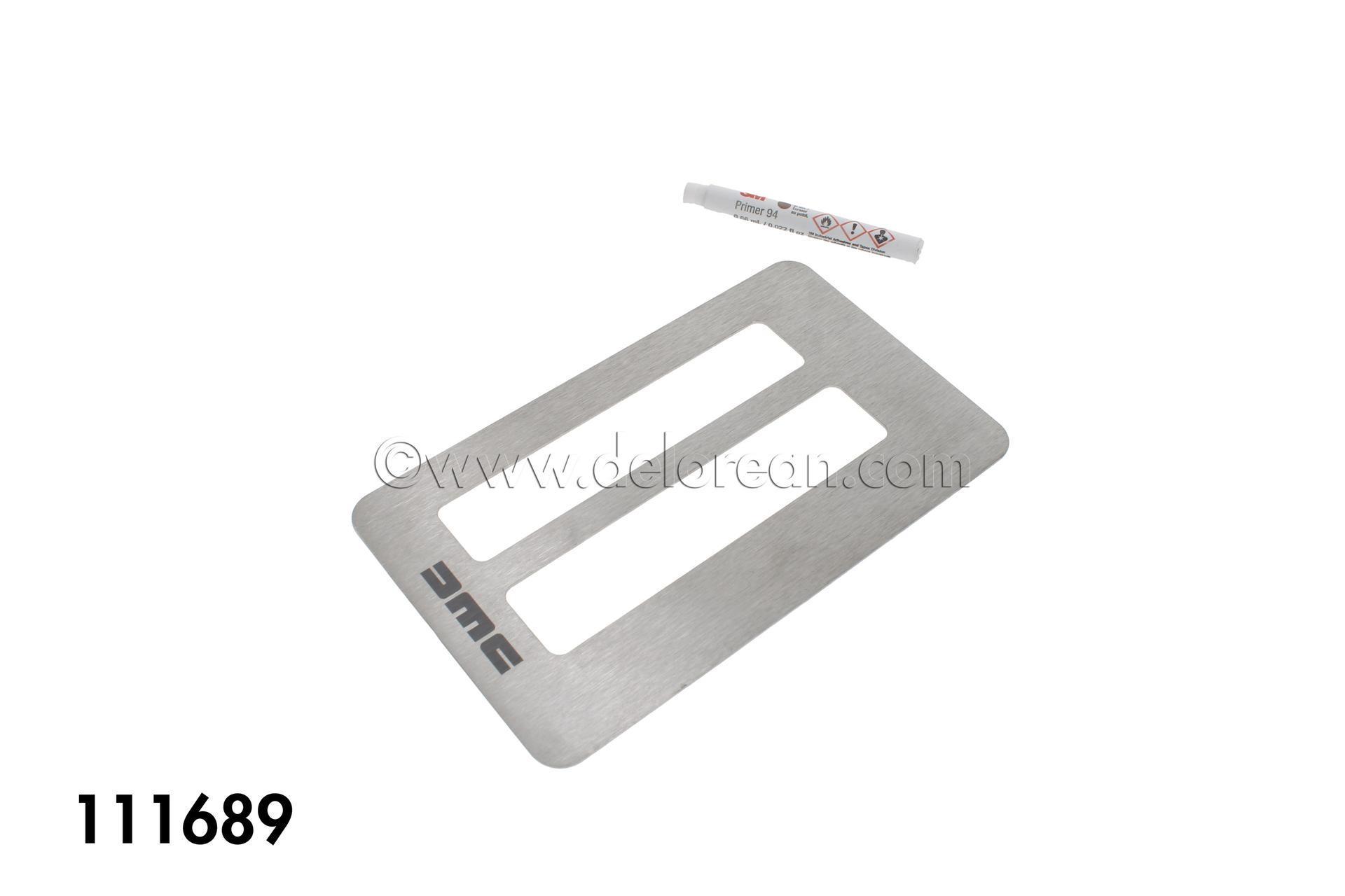 DMC Logo A/T Shifter Plate (Stainless)