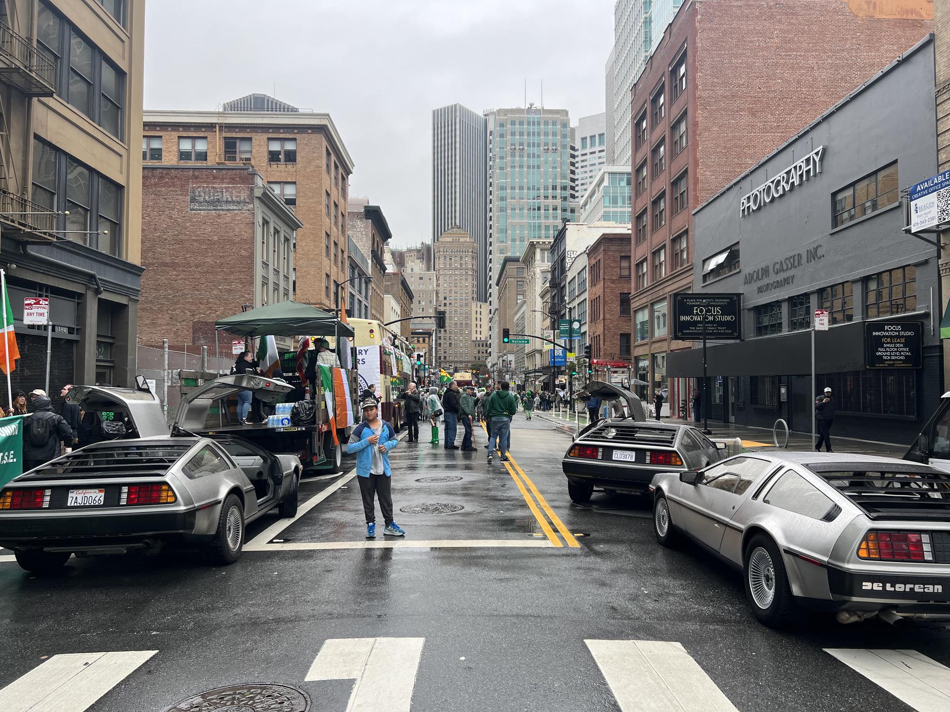 DeLoreans in San Francisco