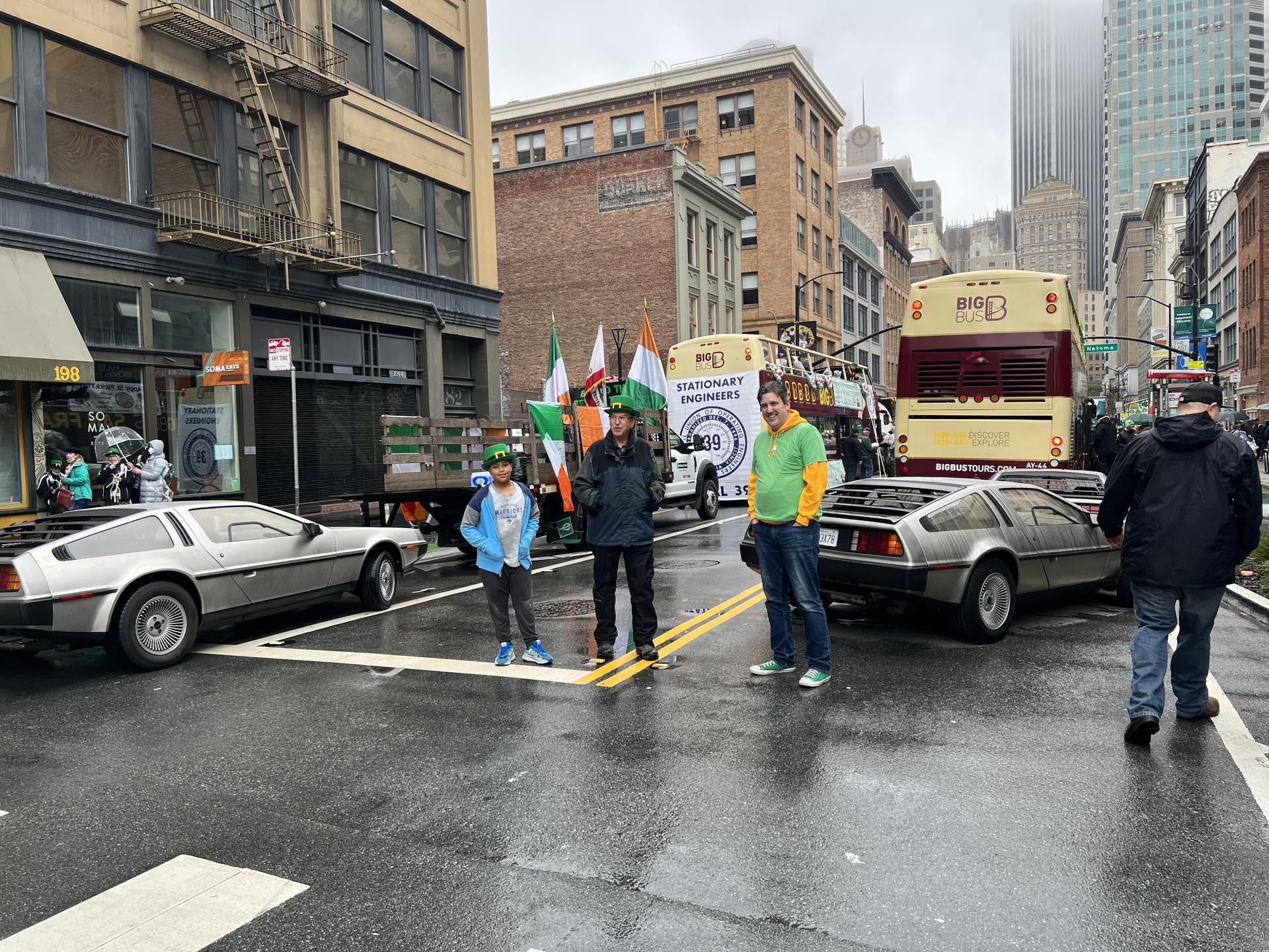 DeLoreans in San Francisco