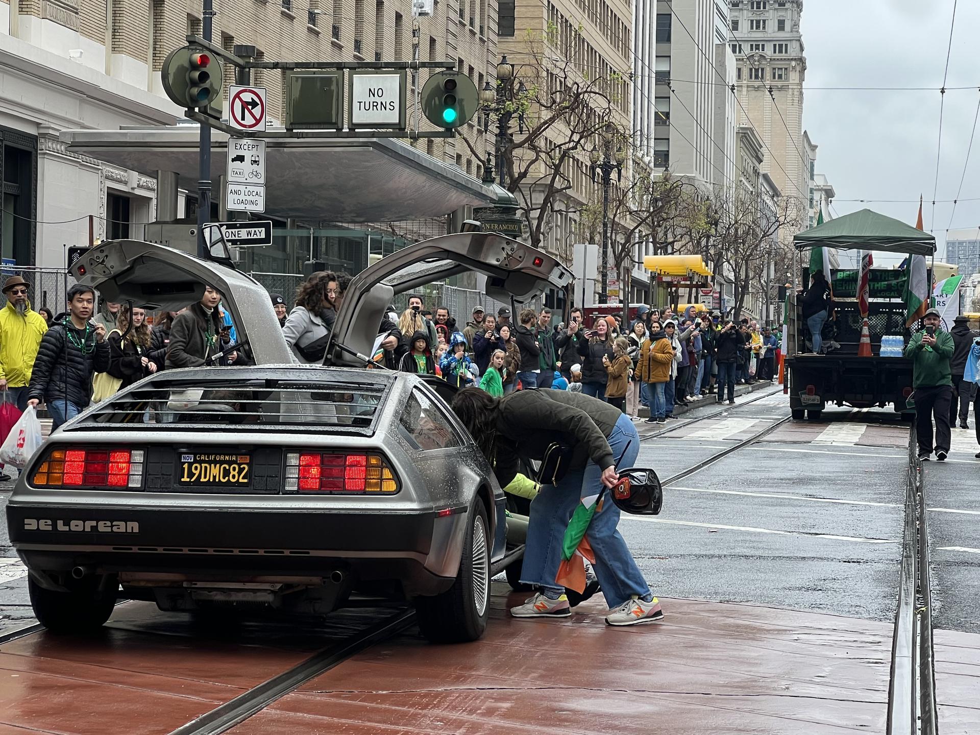 DeLoreans in San Francisco