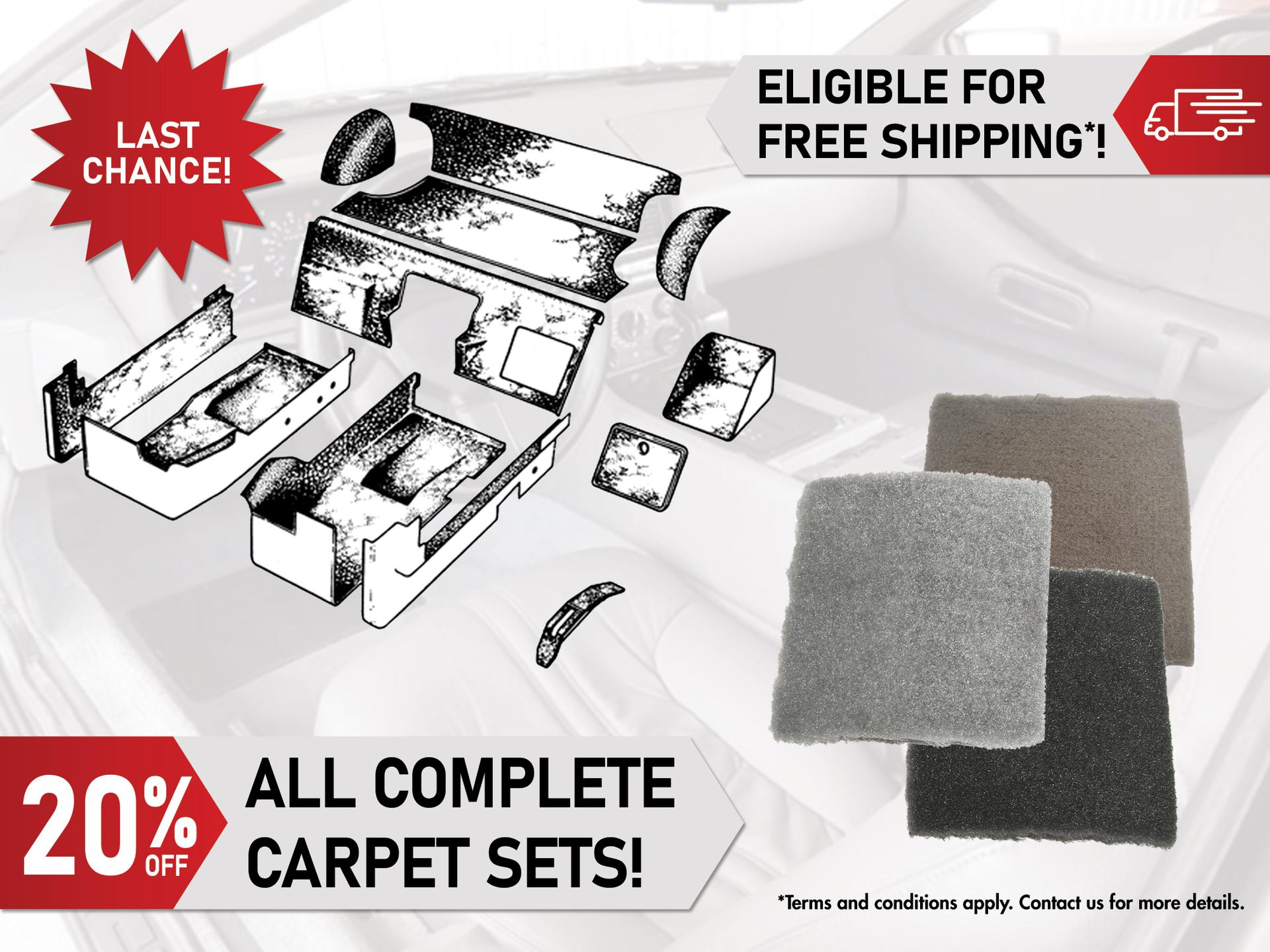 20% Off Complete Carpet Kits in February