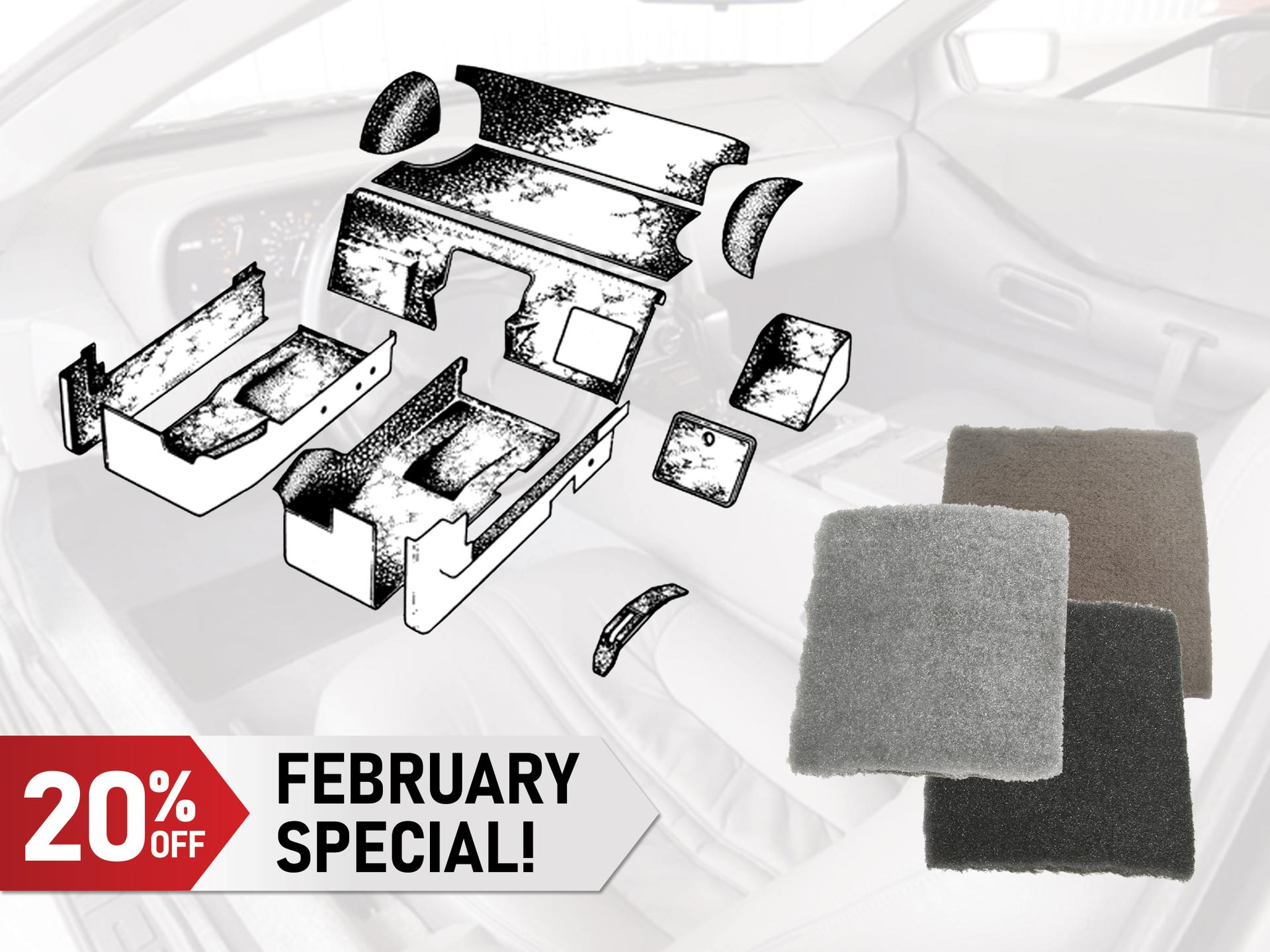 20% Off DMC Complete Carpet Kits