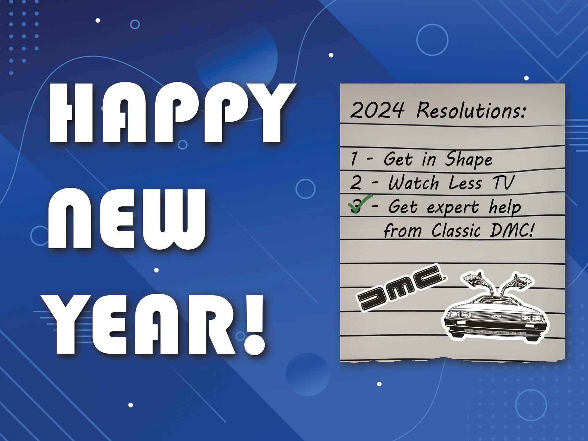 Happy New Year from Classic DMC!