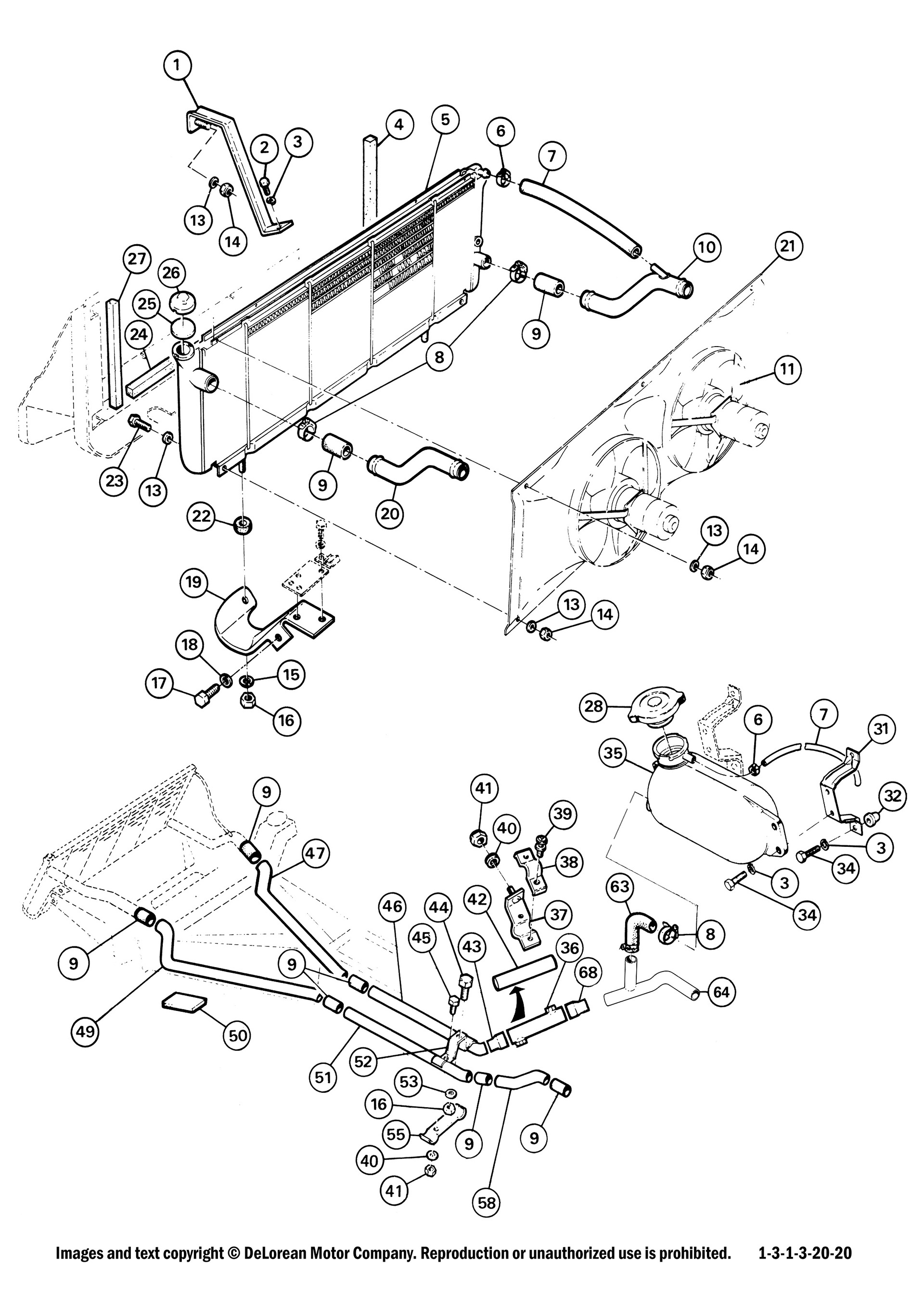 DeLorean Cooling System