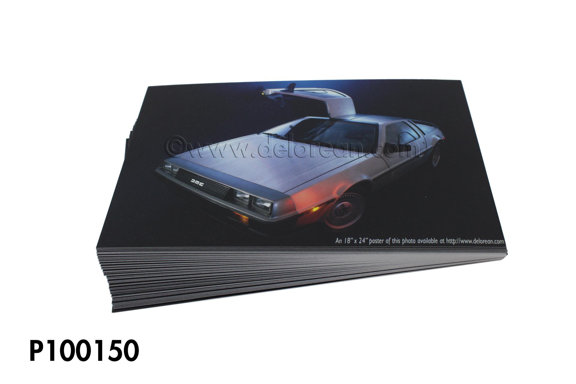 DeLorean Postcard
