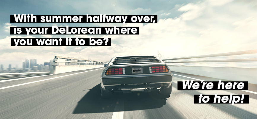 DeLorean Summer Banner