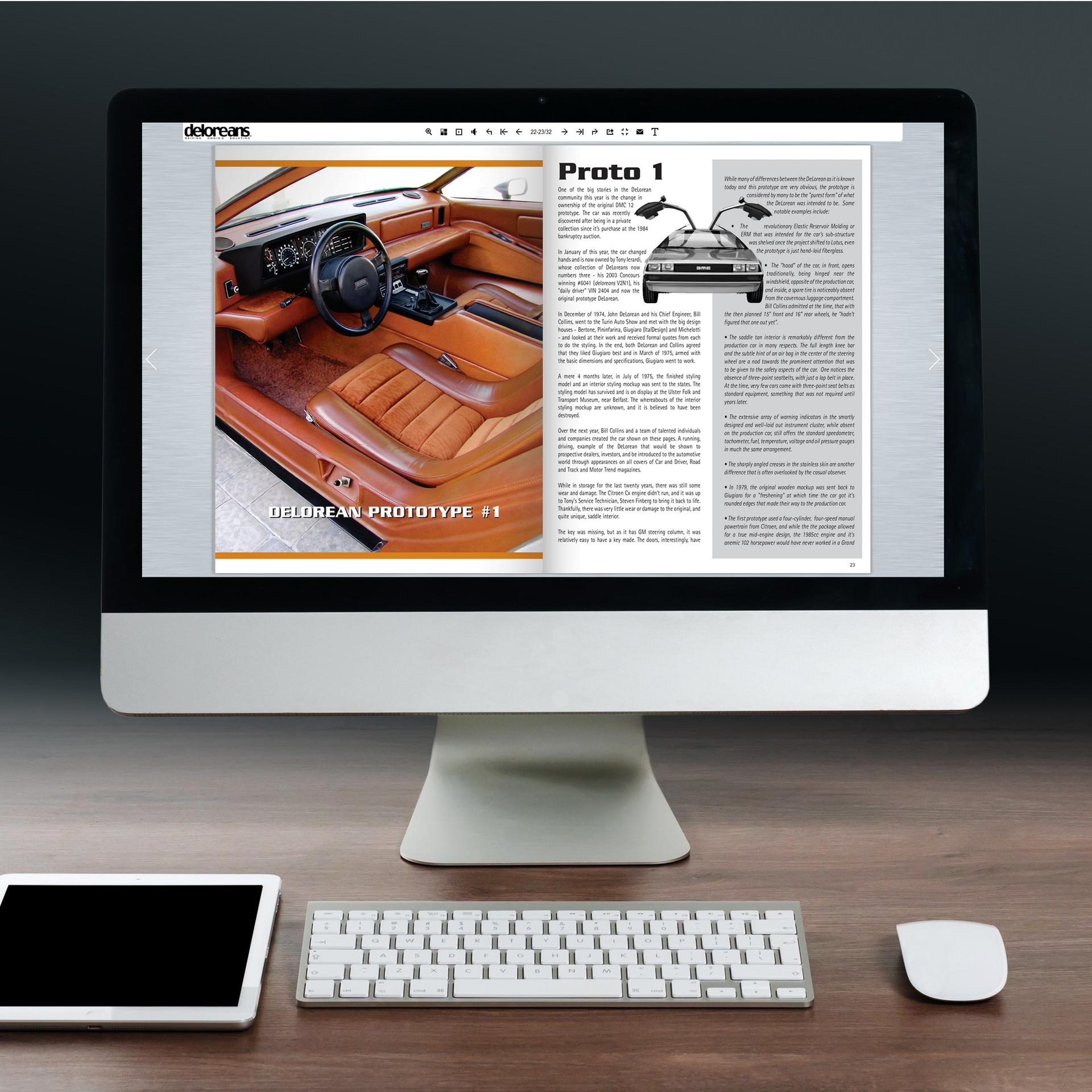 deloreans Magazine Online