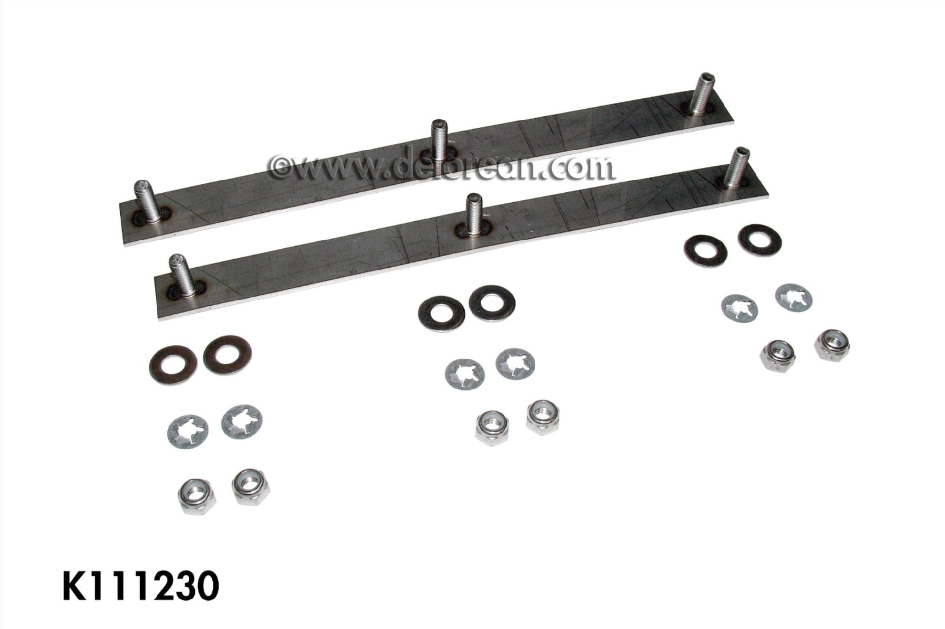 DEFLECTOR PLATE RETAINING STRIPS & HARDWARE (PAIR)
