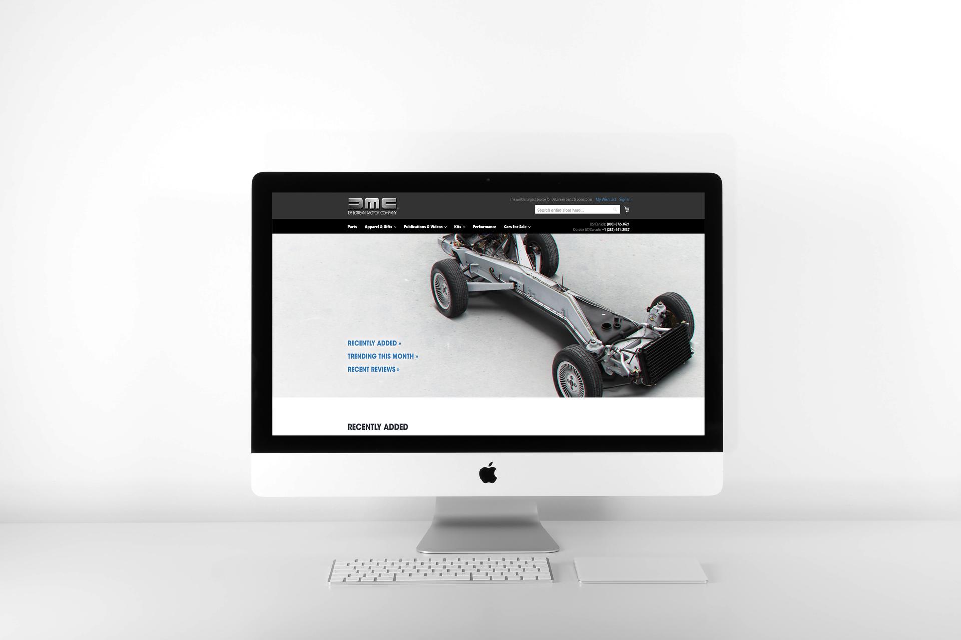 DeLorean Store Website