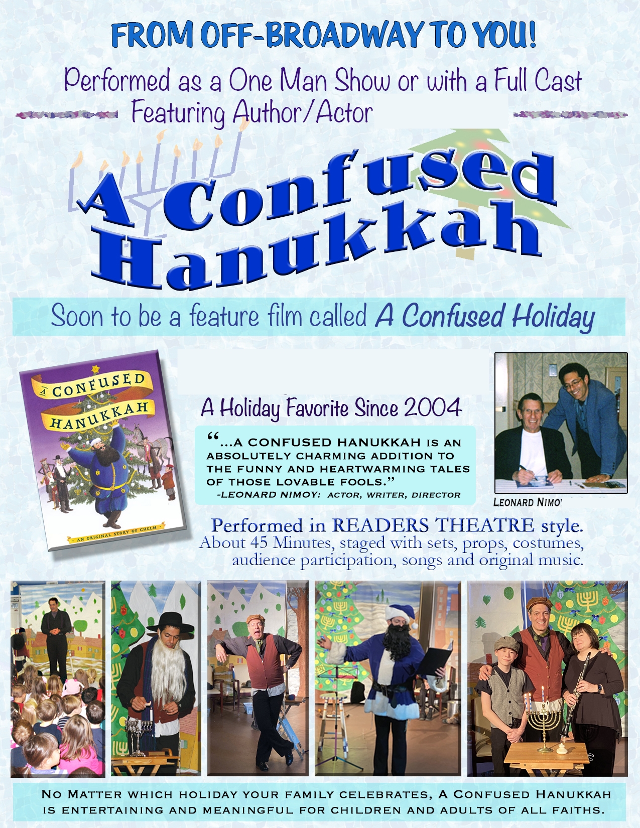 Beautiful house with the lights turned on