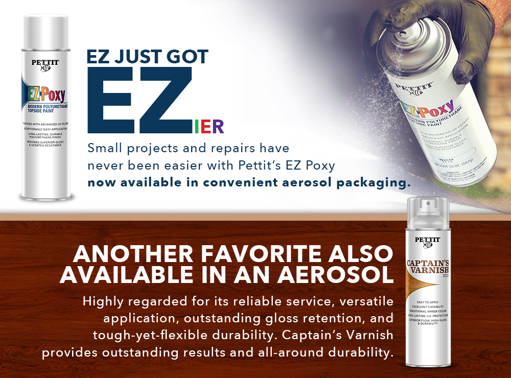 EZ Poxy & Captain's Varnish Aerosols