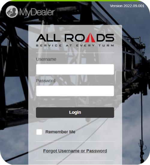 All Roads MyDealer Mobile Portal