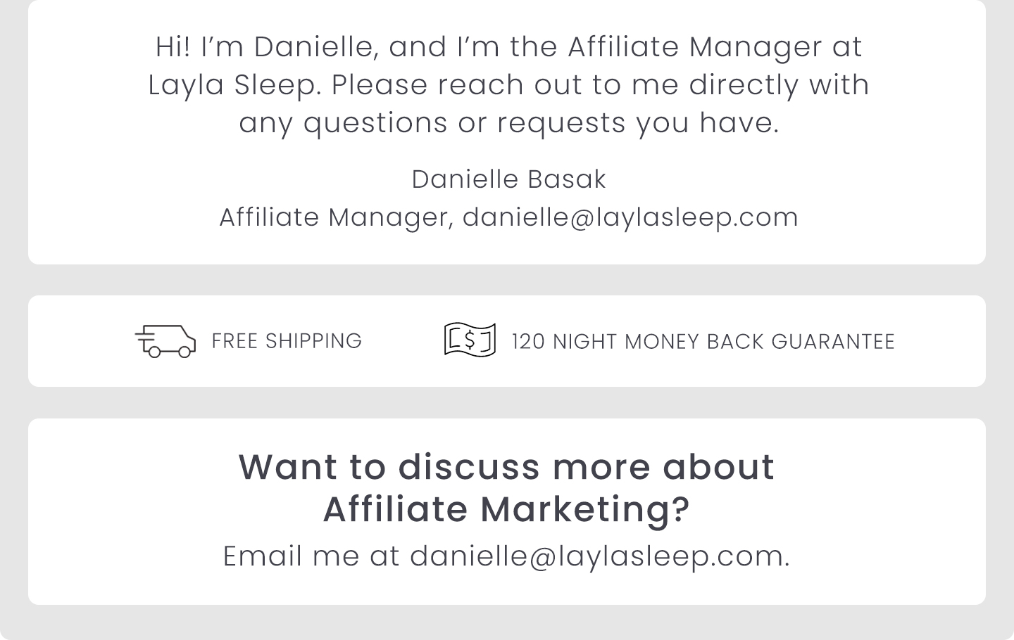 Layla Affiliate Manager