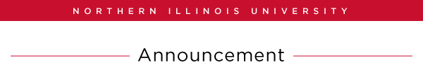 Northern Illinois University Announcement