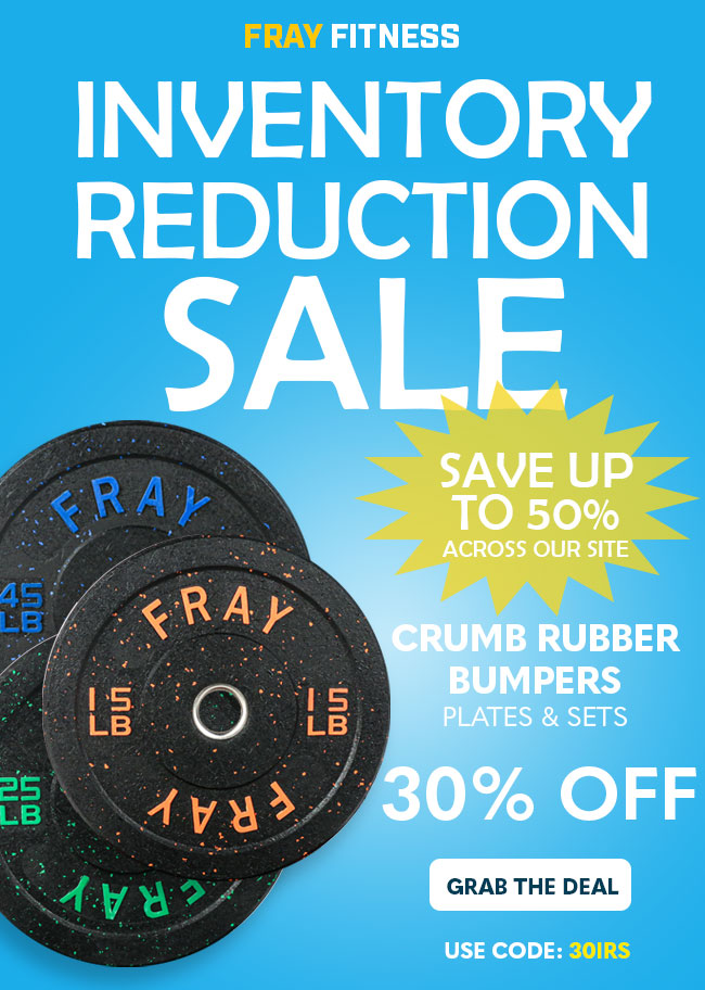 Crumb Rubber Bumpers (Plates & Sets) 30% OFF