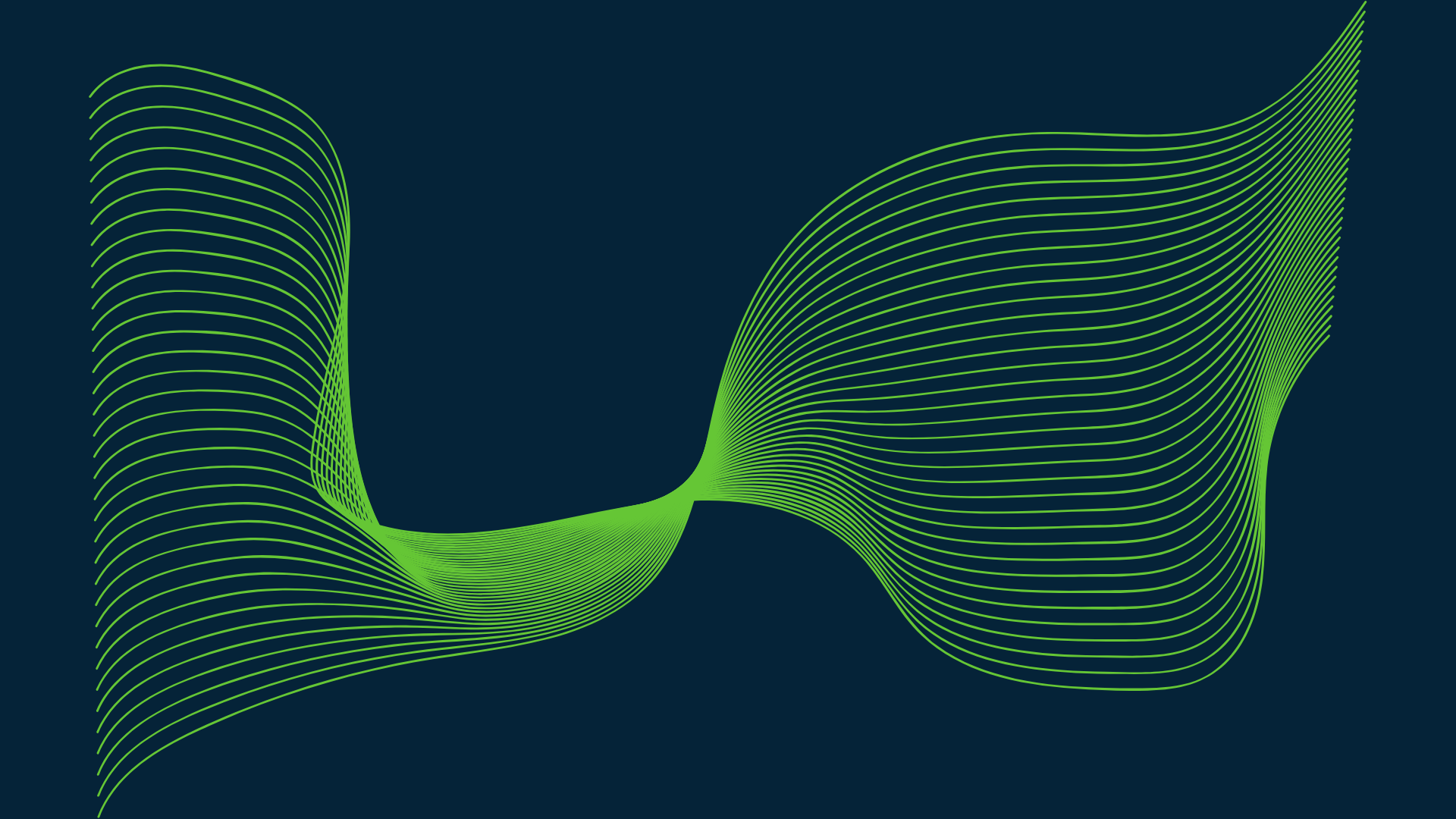 Graphic-image of green wavy lines