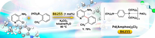 Palladium Complex Catalyzing the Suzuki-Miyaura Coupling Reactions of Heteroaryl Chlorides