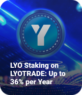 LYO Staking on LYOTRADE: Up to 36% per Year